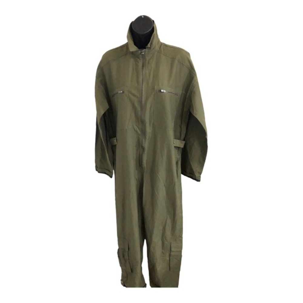 FREE PEOPLE fp movement olive army green Mesmerize Me Coverall jumpsuit size XS